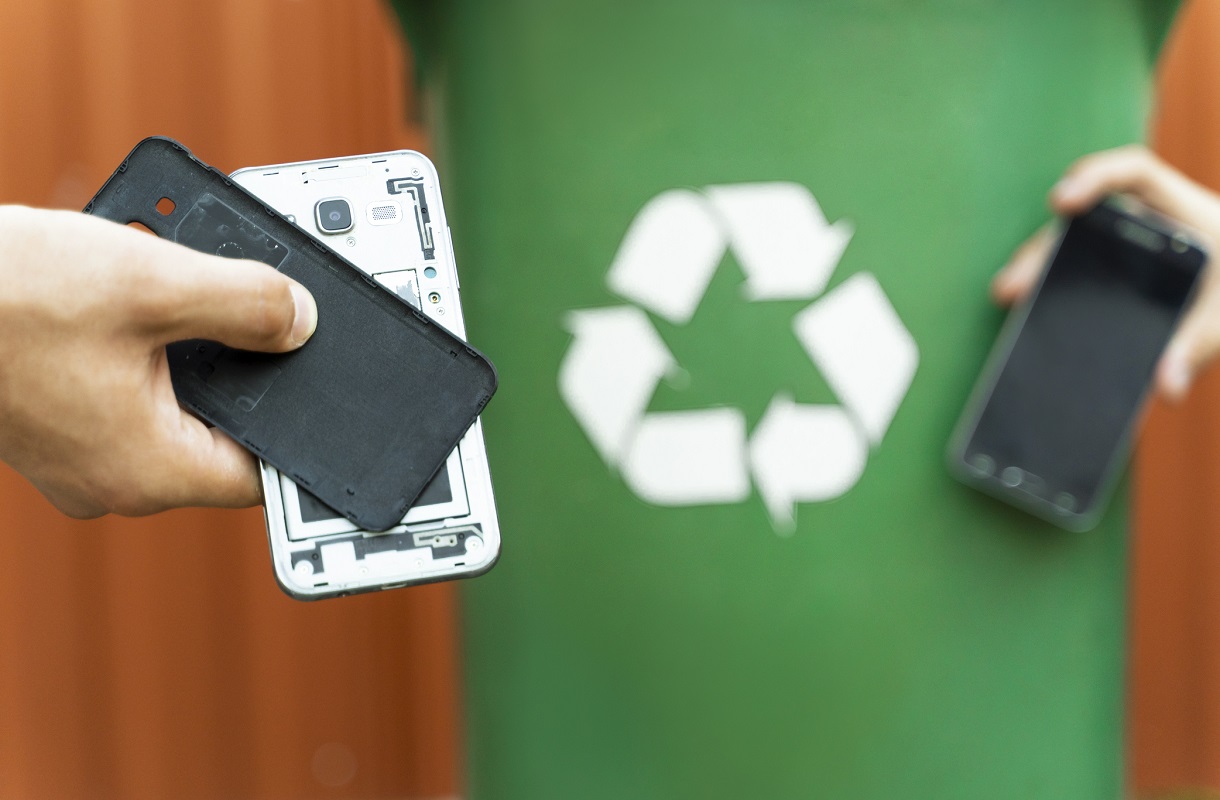 Recyklace elektroodpadu.