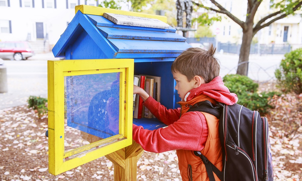 Použité knihy lze odevzdávat ve venkovních knihovnách na veřejných místech.