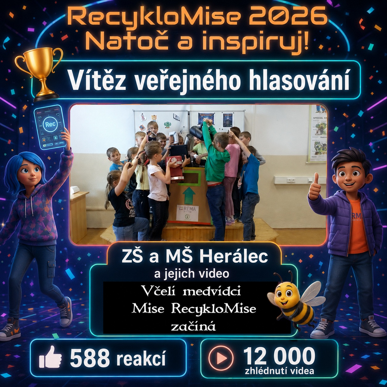 RecykloMise 2026: Natoč a inspiruj!